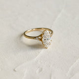 2 CT Round Halo & Pave Lab Grown Diamond Engagement Ring