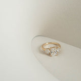 2 CT Round Halo & Pave Lab Grown Diamond Engagement Ring