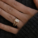 2 CT Round Halo & Pave Lab Grown Diamond Engagement Ring