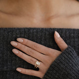 2 CT Round Halo & Pave Lab Grown Diamond Engagement Ring