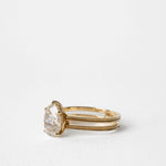 2 CT Round Halo & Pave Lab Grown Diamond Engagement Ring