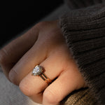 2 CT Round Halo & Pave Lab Grown Diamond Engagement Ring