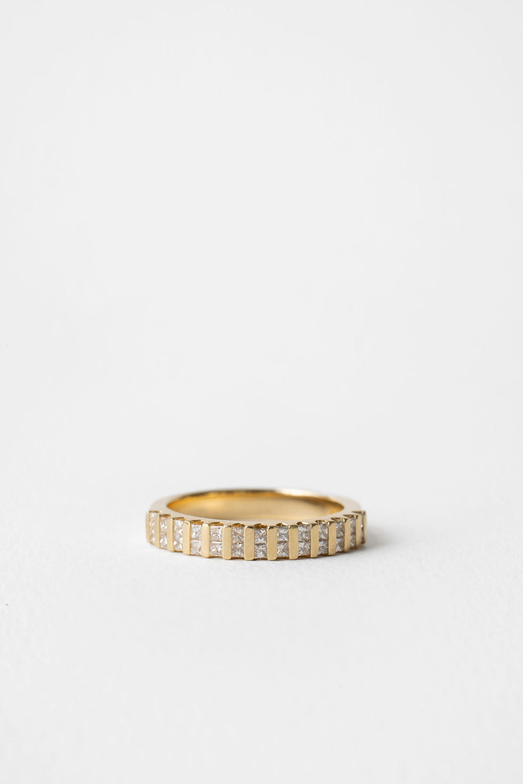 0.3 TCW Round Half Eternity Lab Grown Diamond Wedding Band