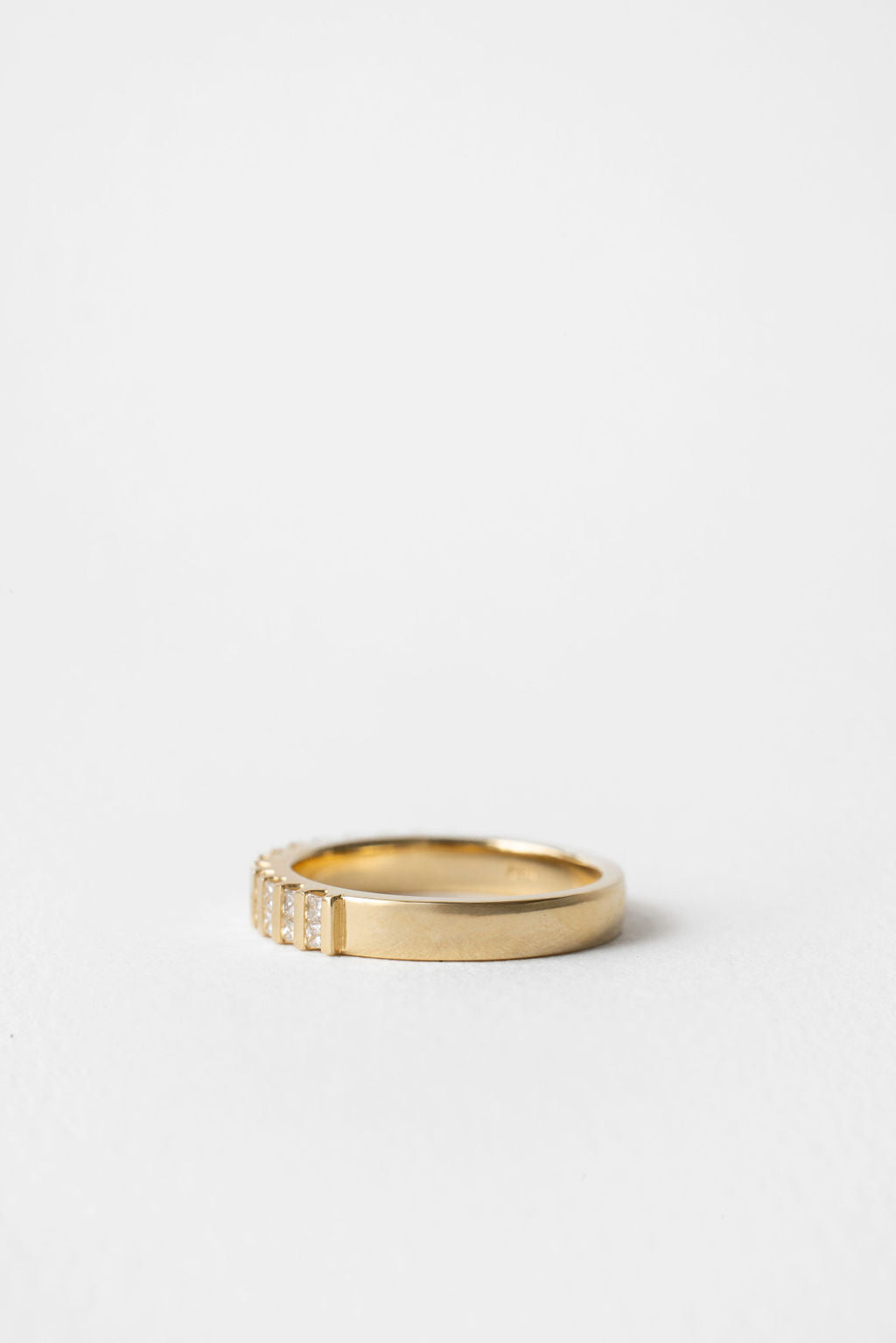 0.3 TCW Round Half Eternity Lab Grown Diamond Wedding Band