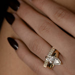 0.3 TCW Round Half Eternity Lab Grown Diamond Wedding Band