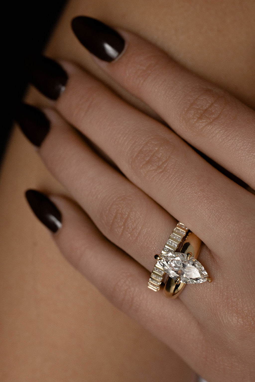 0.3 TCW Round Half Eternity Lab Grown Diamond Wedding Band