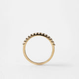 0.3 TCW Round Half Eternity Lab Grown Diamond Wedding Band