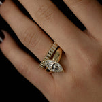 0.3 TCW Round Half Eternity Lab Grown Diamond Wedding Band