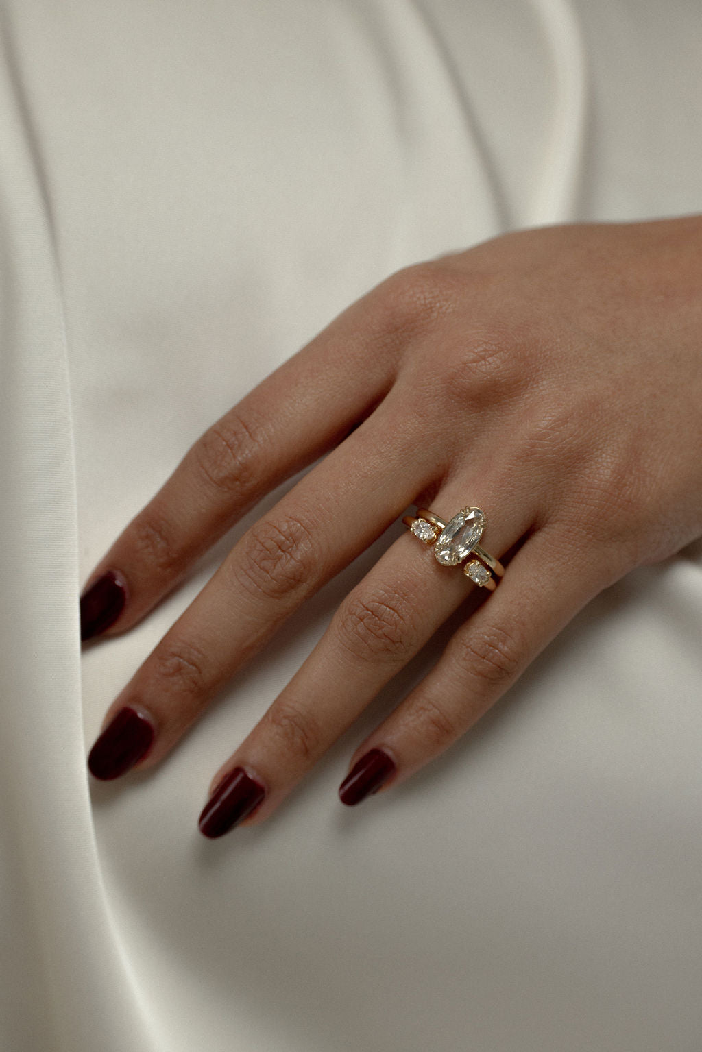 0.3 TCW Round Half Eternity Lab Grown Diamond Wedding Band
