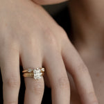 0.3 TCW Round Half Eternity Lab Grown Diamond Wedding Band