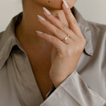 0.3 TCW Round Half Eternity Lab Grown Diamond Wedding Band