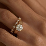 0.3 TCW Round Half Eternity Lab Grown Diamond Wedding Band