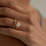 0.3 TCW Round Half Eternity Lab Grown Diamond Wedding Band