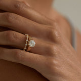 0.3 TCW Round Half Eternity Lab Grown Diamond Wedding Band
