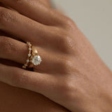 0.3 TCW Round Half Eternity Lab Grown Diamond Wedding Band