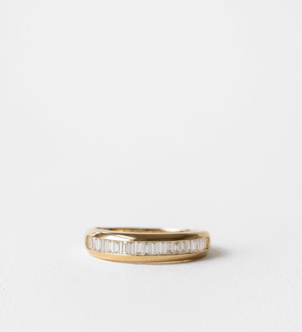 0.3 TCW Round Half Eternity Lab Grown Diamond Wedding Band