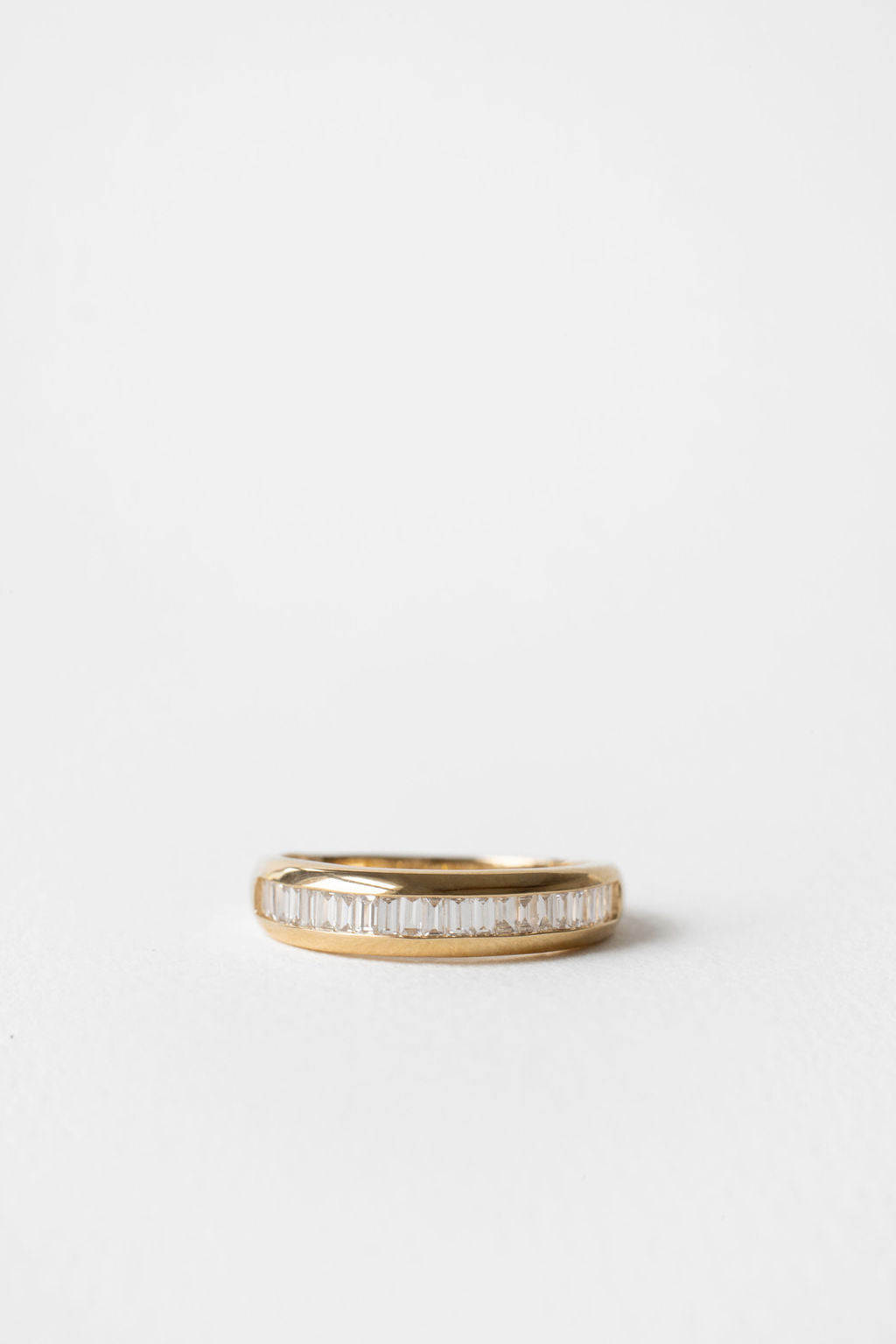 0.3 TCW Round Half Eternity Lab Grown Diamond Wedding Band