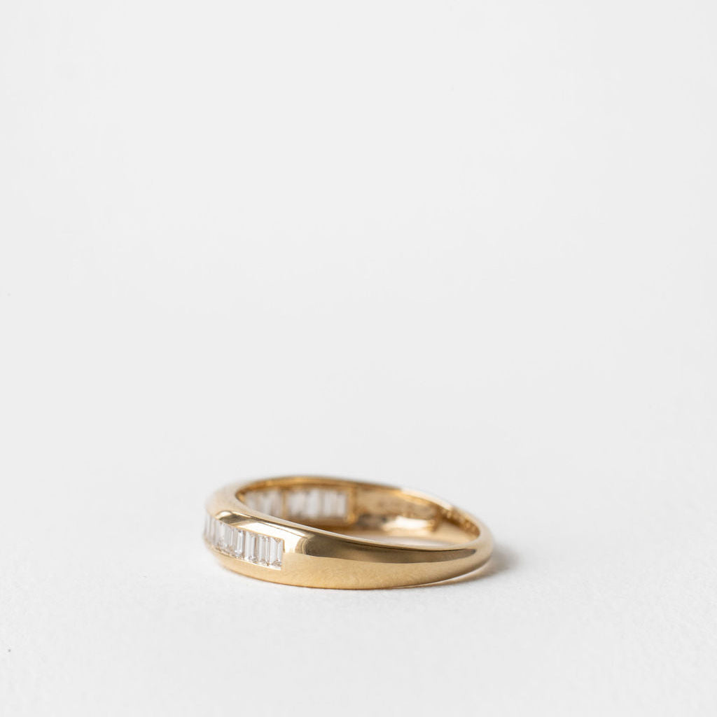 0.3 TCW Round Half Eternity Lab Grown Diamond Wedding Band