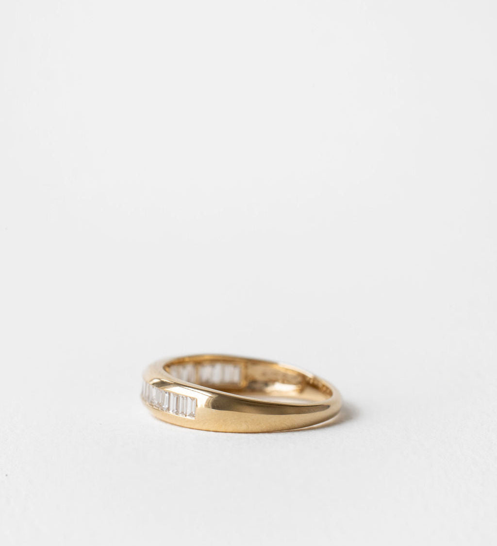 0.3 TCW Round Half Eternity Lab Grown Diamond Wedding Band