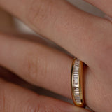 0.3 TCW Round Half Eternity Lab Grown Diamond Wedding Band