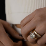 0.3 TCW Round Half Eternity Lab Grown Diamond Wedding Band