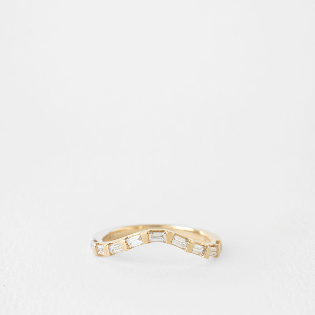 0.3 TCW Round Half Eternity Lab Grown Diamond Wedding Band