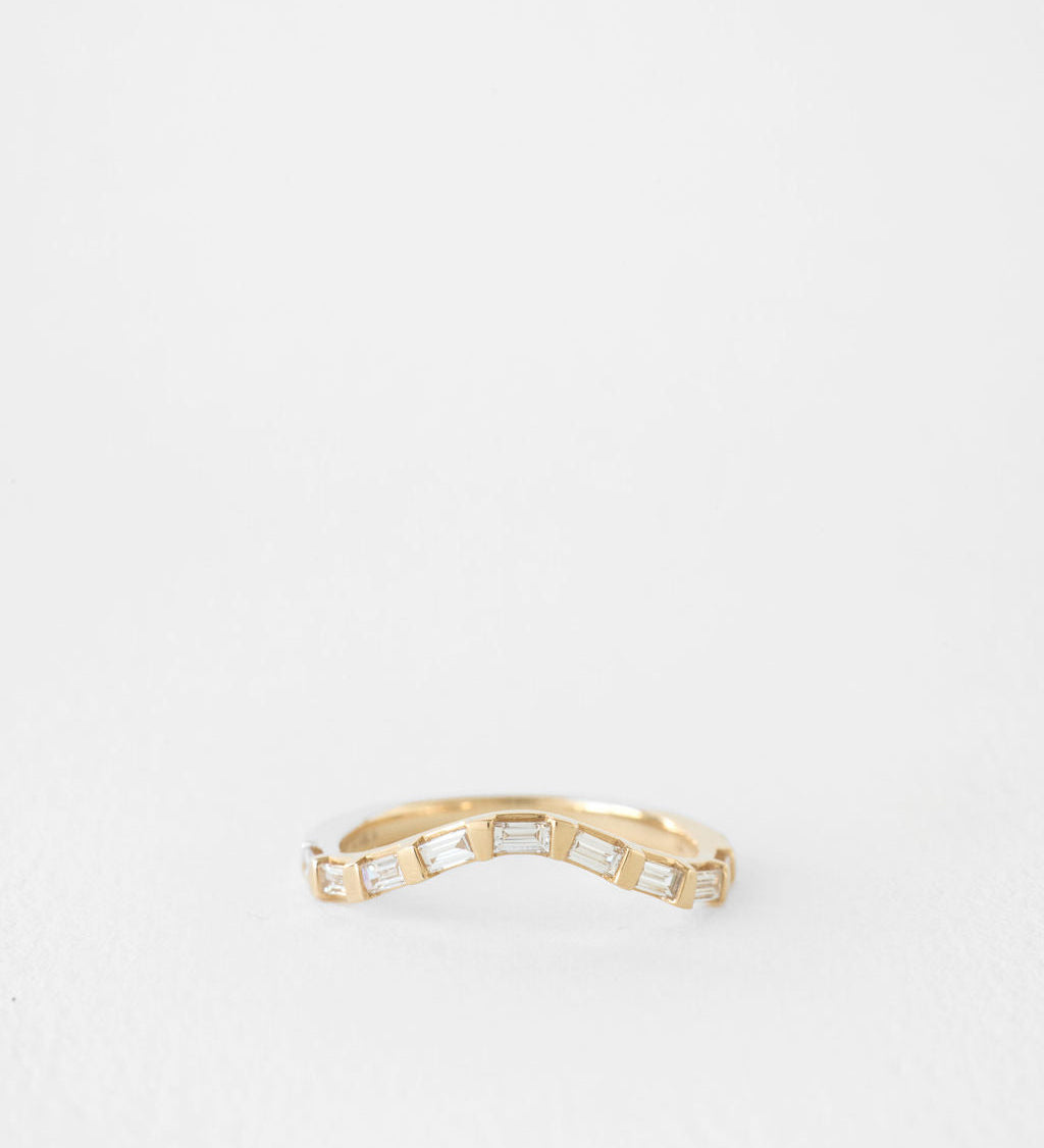 0.3 TCW Round Half Eternity Lab Grown Diamond Wedding Band