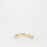 0.3 TCW Round Half Eternity Lab Grown Diamond Wedding Band