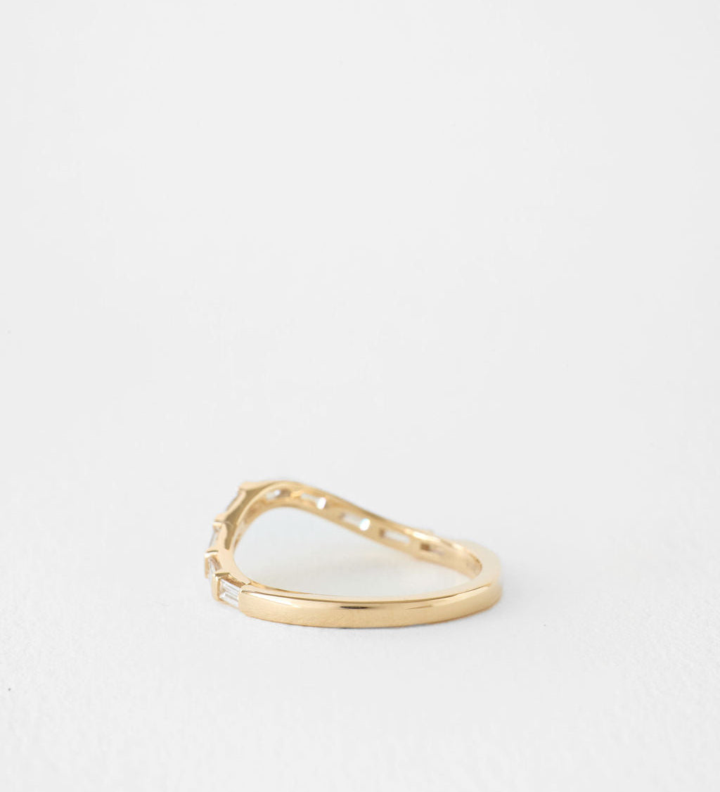 0.3 TCW Round Half Eternity Lab Grown Diamond Wedding Band