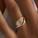 0.3 TCW Round Half Eternity Lab Grown Diamond Wedding Band