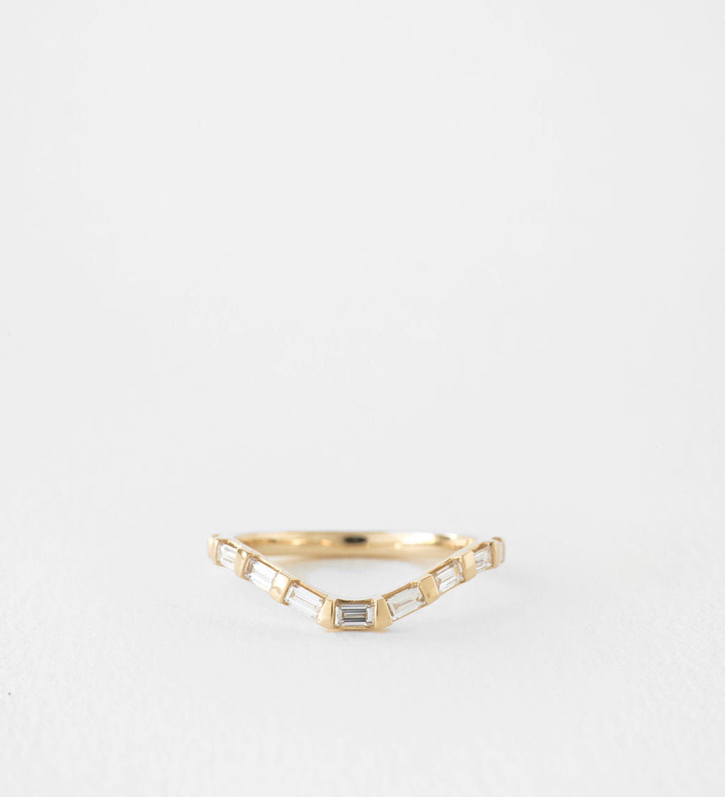 0.3 TCW Round Half Eternity Lab Grown Diamond Wedding Band