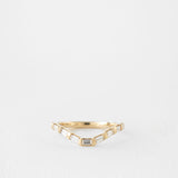 0.3 TCW Round Half Eternity Lab Grown Diamond Wedding Band