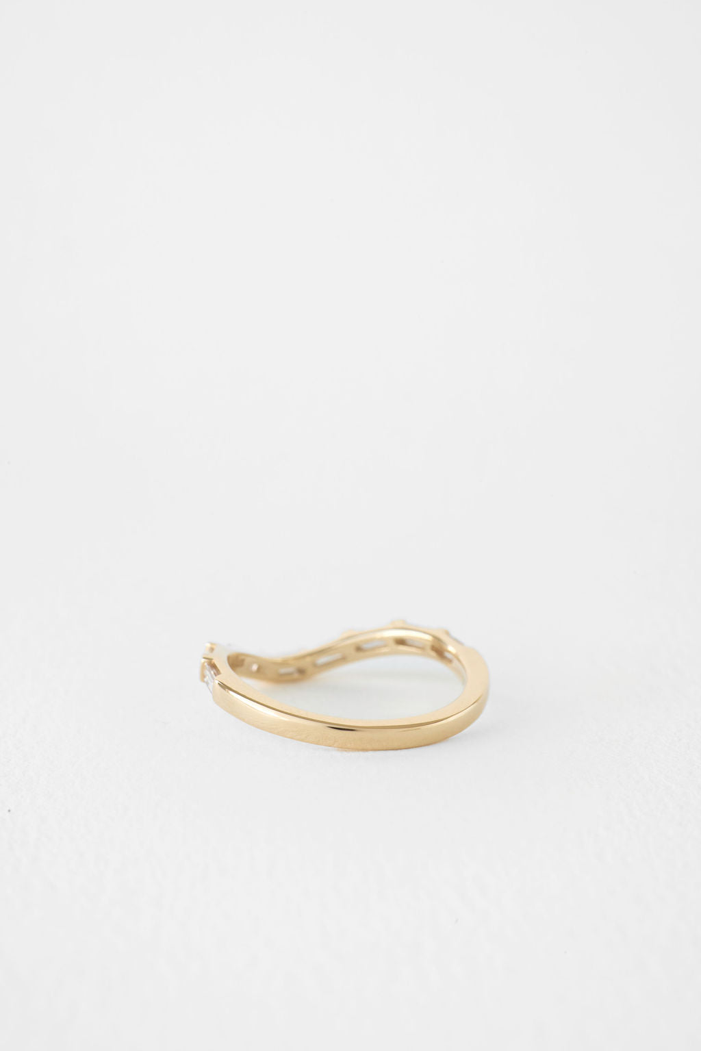 0.3 TCW Round Half Eternity Lab Grown Diamond Wedding Band