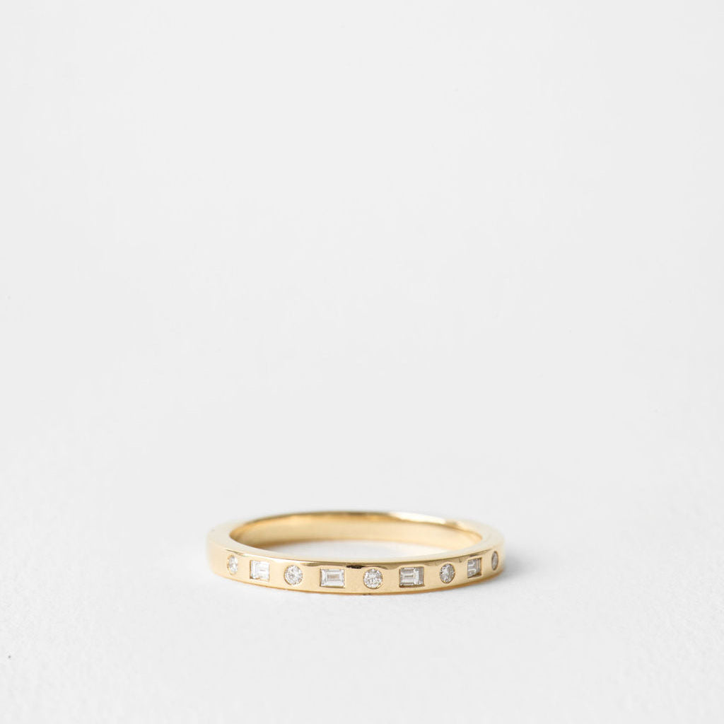0.3 TCW Round Half Eternity Lab Grown Diamond Wedding Band