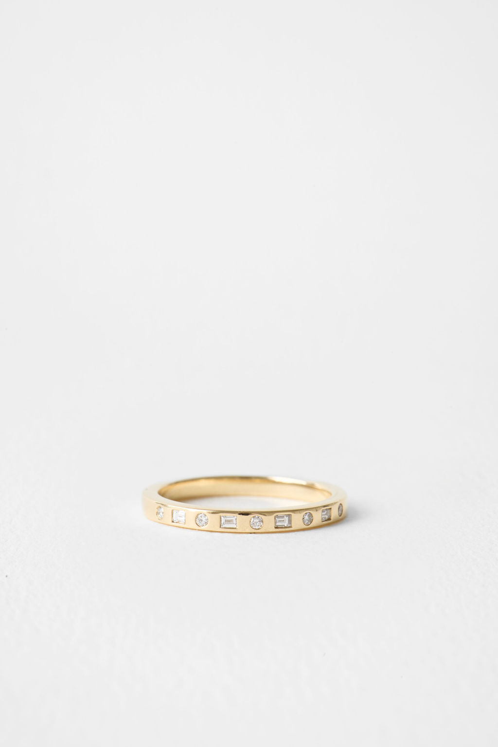 0.3 TCW Round Half Eternity Lab Grown Diamond Wedding Band