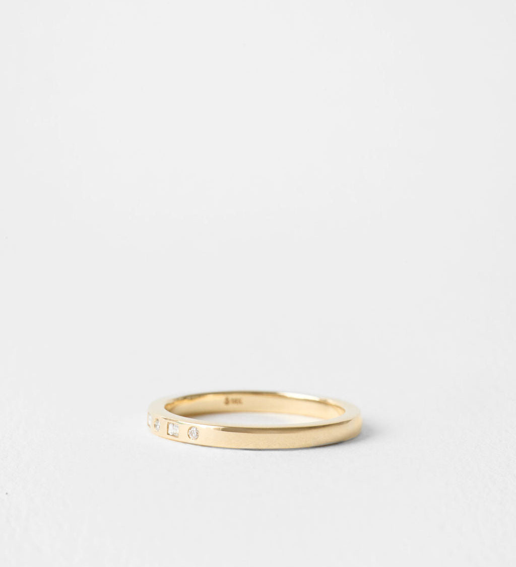 0.3 TCW Round Half Eternity Lab Grown Diamond Wedding Band