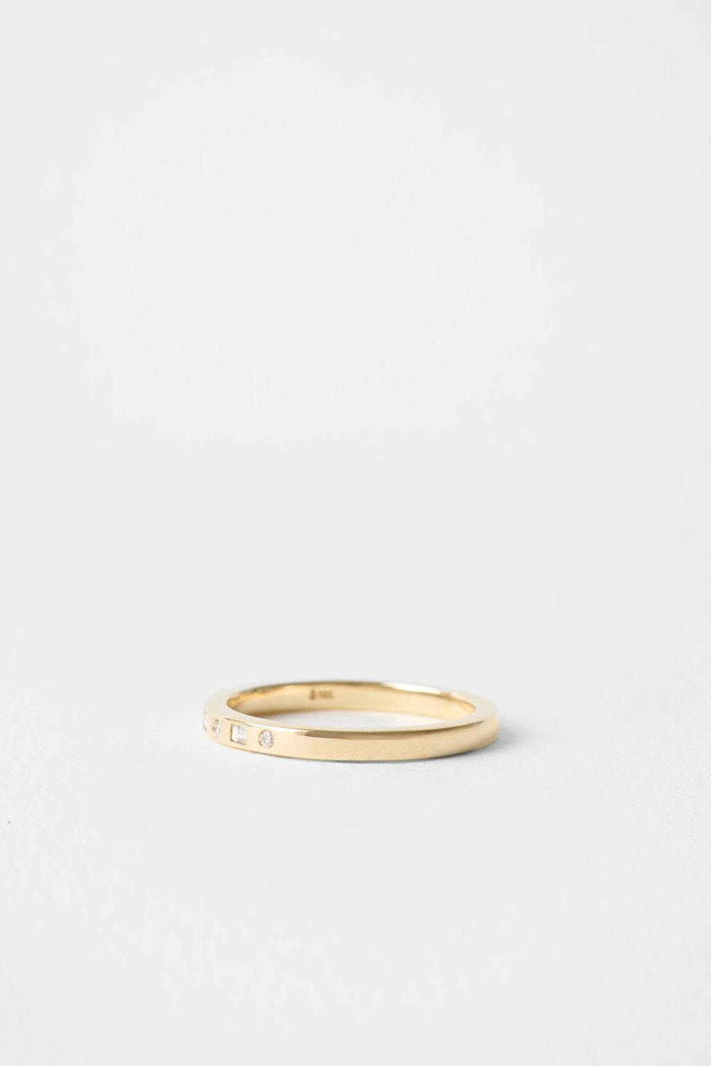0.3 TCW Round Half Eternity Lab Grown Diamond Wedding Band