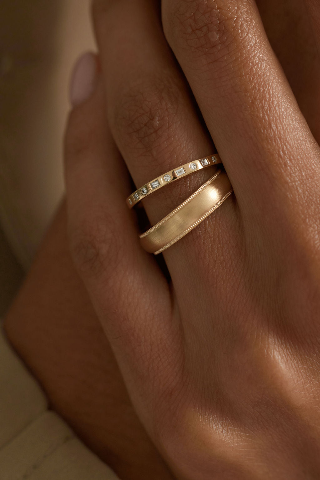 0.3 TCW Round Half Eternity Lab Grown Diamond Wedding Band