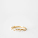 0.3 TCW Round Half Eternity Lab Grown Diamond Wedding Band