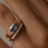 0.3 TCW Round Half Eternity Lab Grown Diamond Wedding Band