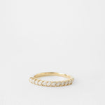0.3 TCW Round Half Eternity Lab Grown Diamond Wedding Band