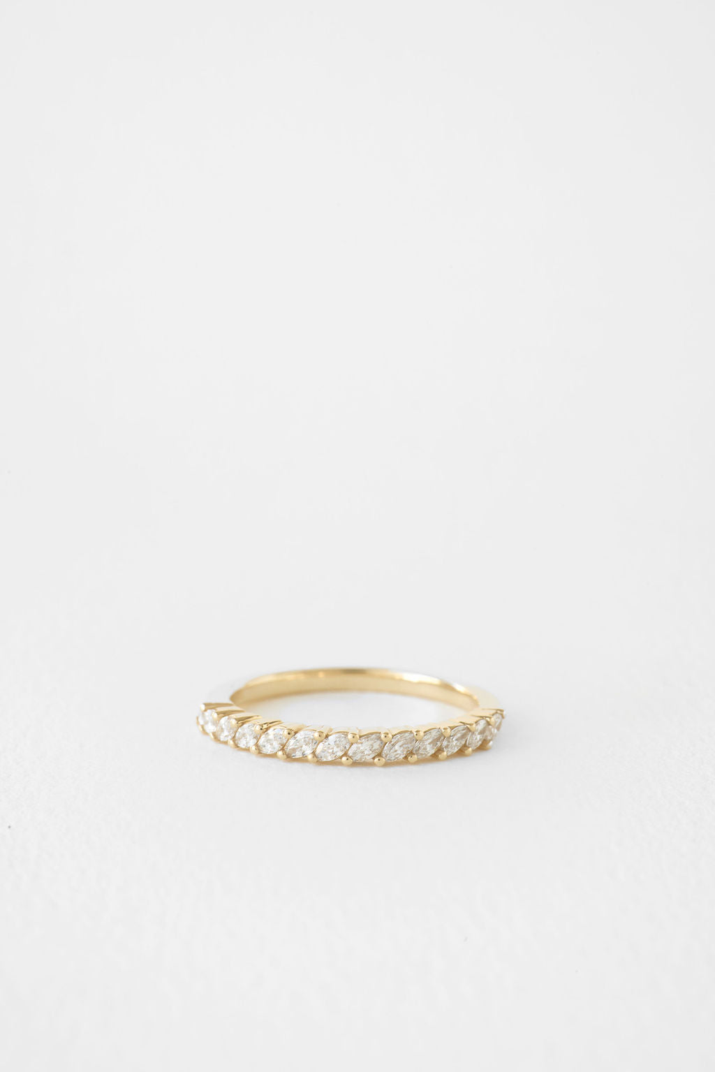 0.3 TCW Round Half Eternity Lab Grown Diamond Wedding Band