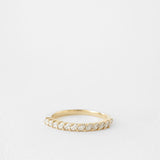 0.3 TCW Round Half Eternity Lab Grown Diamond Wedding Band