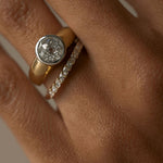 0.3 TCW Round Half Eternity Lab Grown Diamond Wedding Band