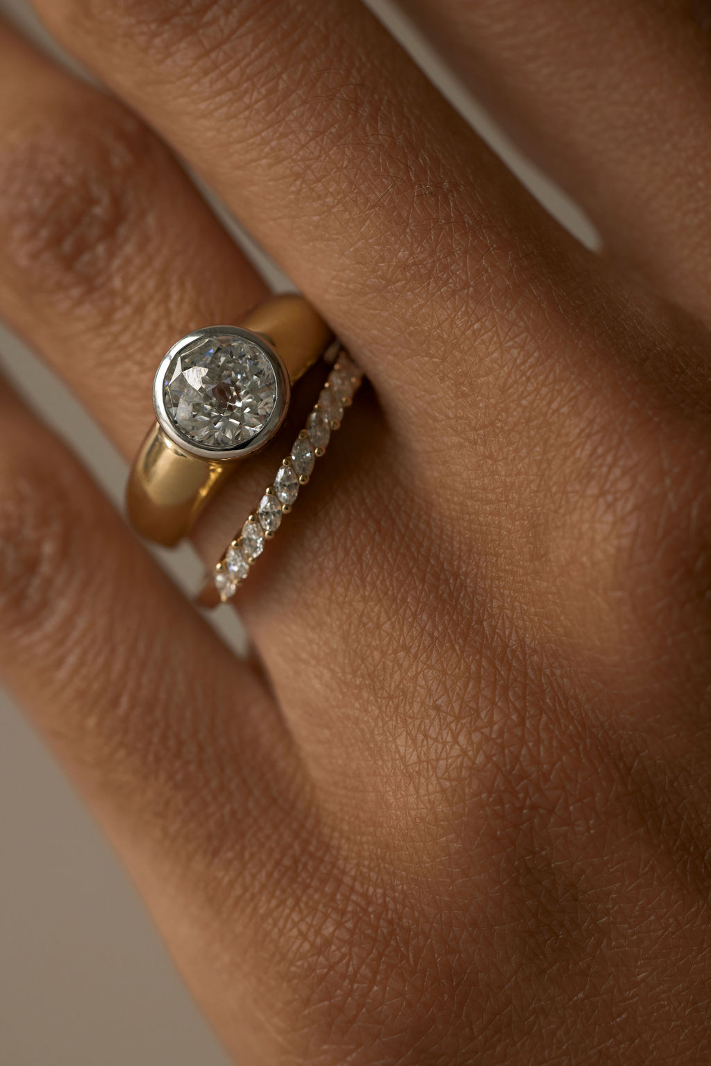 0.3 TCW Round Half Eternity Lab Grown Diamond Wedding Band