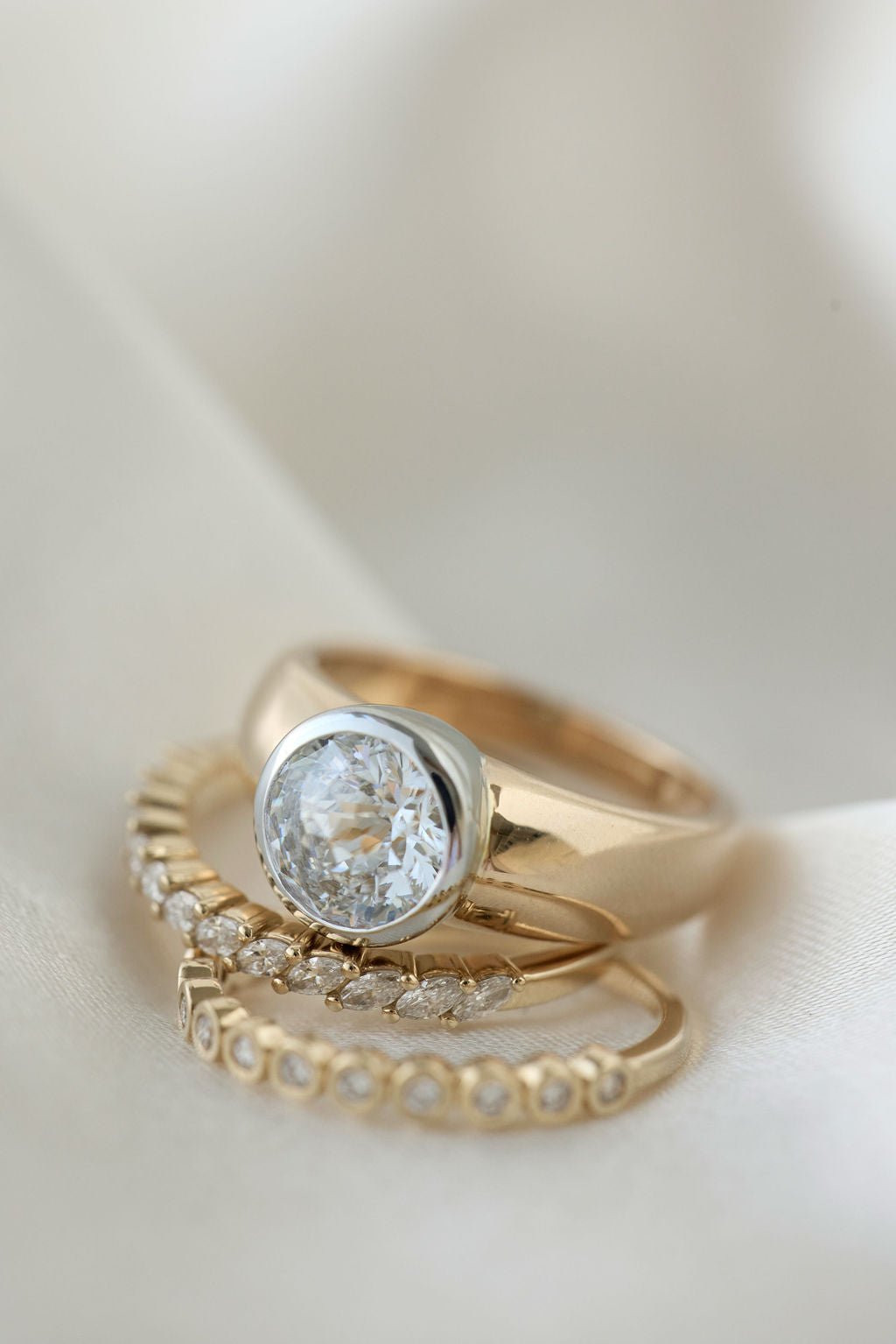 0.3 TCW Round Half Eternity Lab Grown Diamond Wedding Band