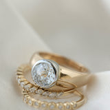 0.3 TCW Round Half Eternity Lab Grown Diamond Wedding Band