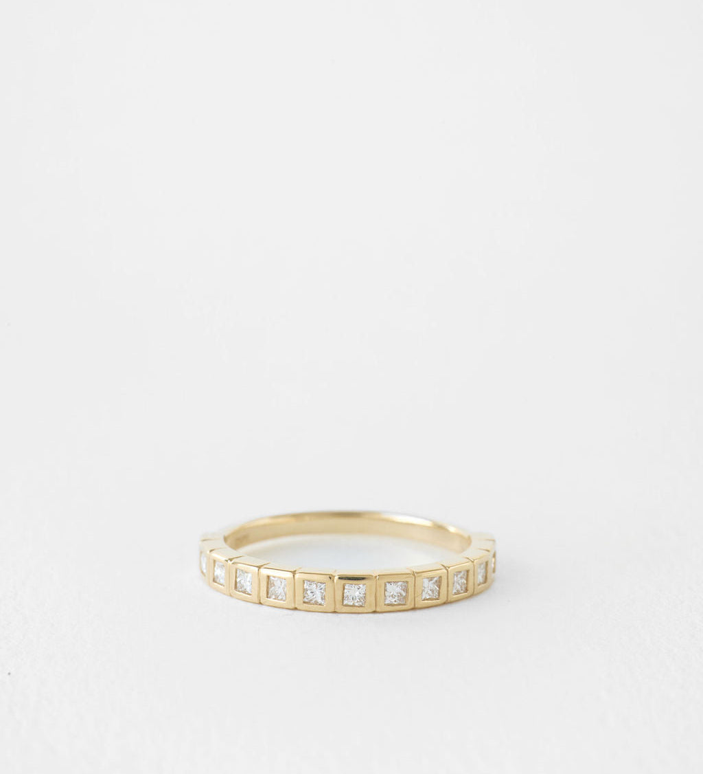 0.3 TCW Round Half Eternity Lab Grown Diamond Wedding Band
