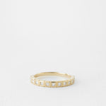 0.3 TCW Round Half Eternity Lab Grown Diamond Wedding Band
