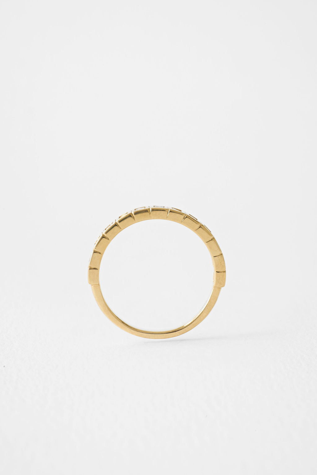 0.3 TCW Round Half Eternity Lab Grown Diamond Wedding Band